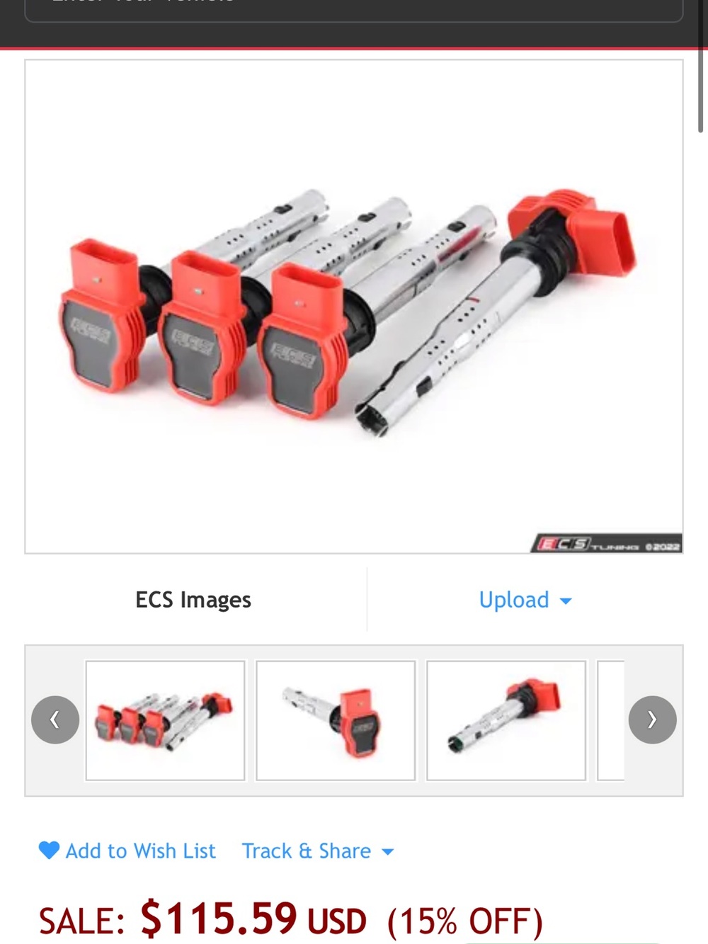 ECS TUNING ITEMS
